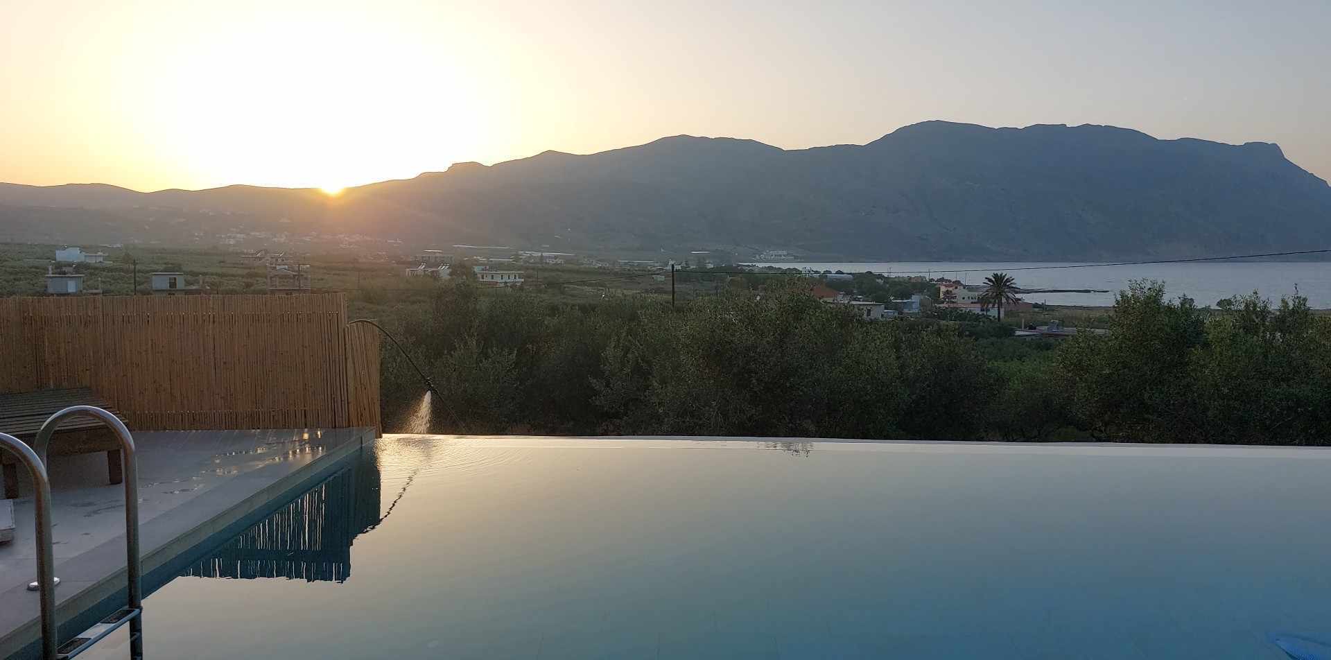 Sunset over the Bay at Nusa Falasarna