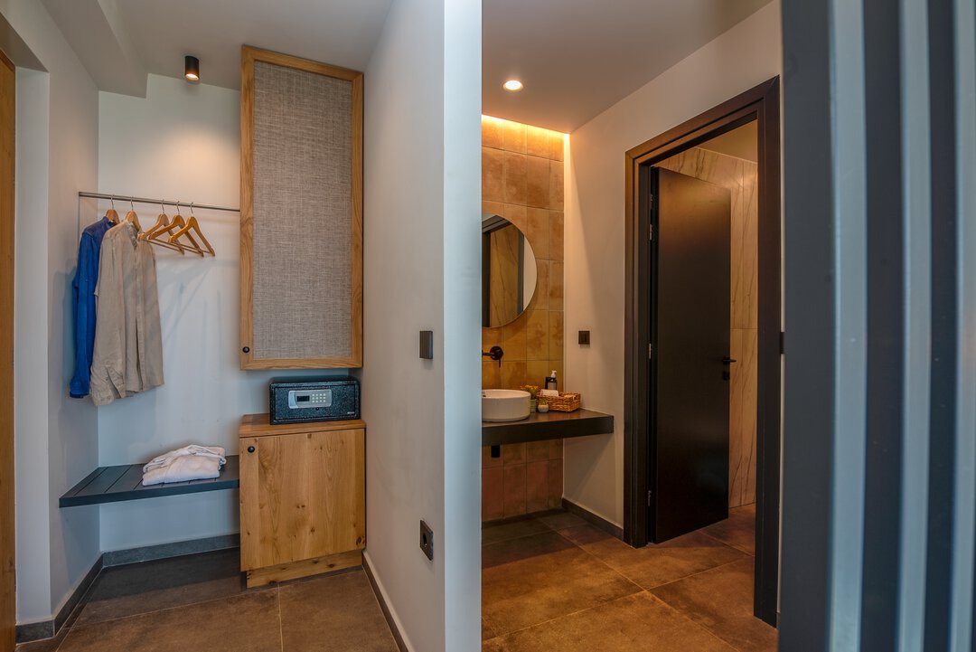 Kitchen & living, Villa A at NUSA Balos — 3-6