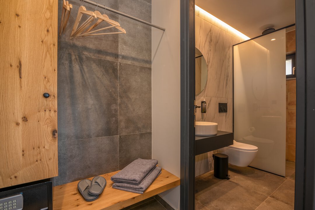 Inviting relaxation area at Nusa Balos villa, Crete